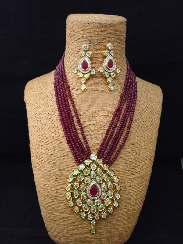 Vermeil Appeal  Kundan Necklace Set