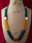 Regal Multicolor Kundan Necklace Set