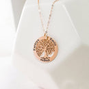 Personalized Family Tree Necklace