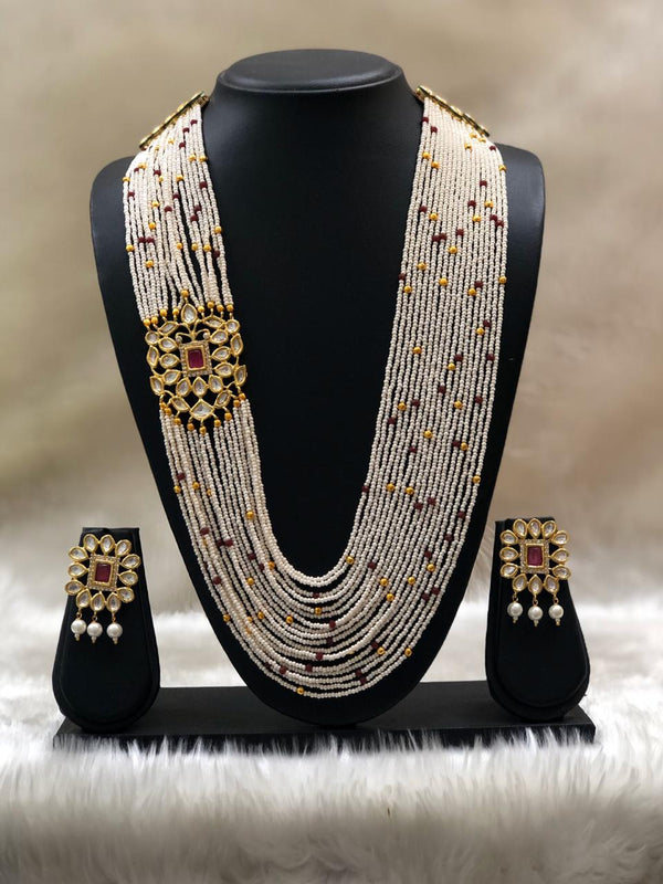 Enchriching Rice Beads Necklace Set