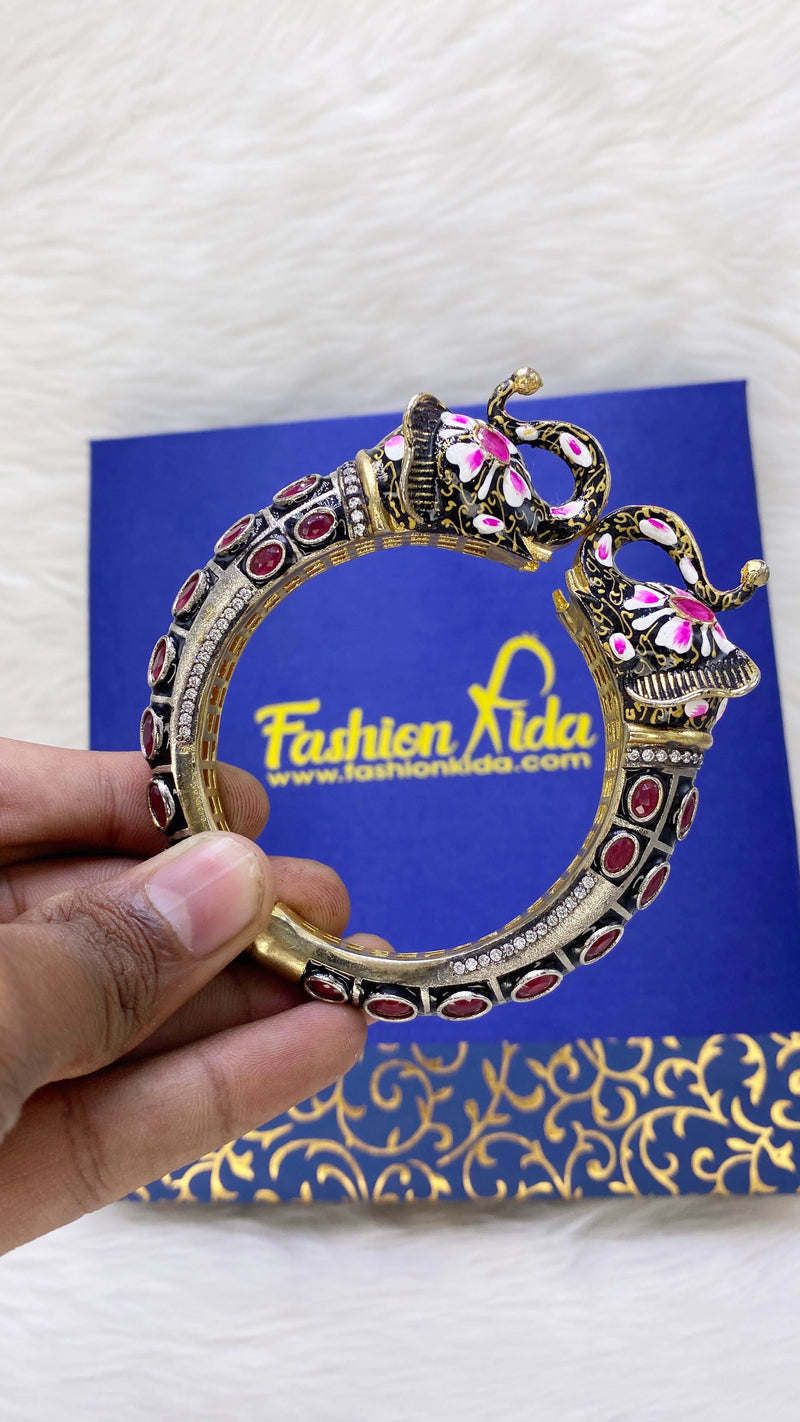 Elephant Printed Kada Bangles