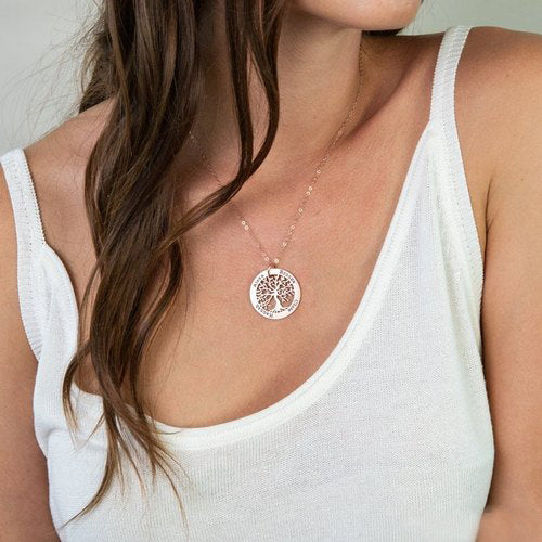 Personalized Family Tree Necklace