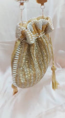 Designer Heavy Golden Potli