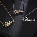 Stylish Crown Name Pendant Necklace