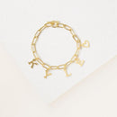Initial Bracelet in Sterling Silver