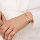 Initial Bracelet in Sterling Silver
