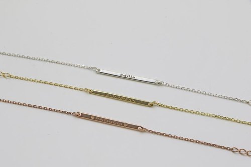 Personalized Tiny Name Bracelet
