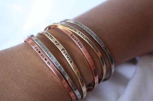 Personalized Jewelry Cuff Bracelet