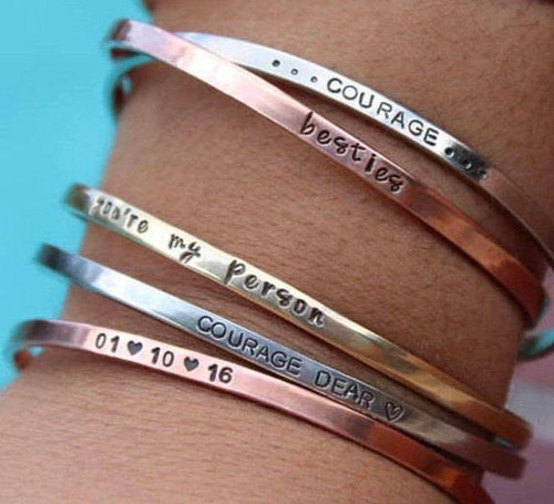 Personalized Jewelry Cuff Bracelet