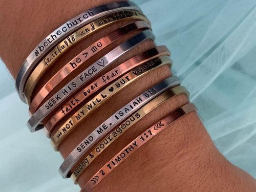 Personalized Jewelry Cuff Bracelet