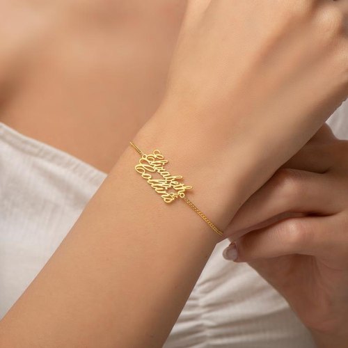 Personalized Name Bracelet in Sterling Silver