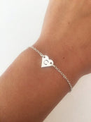 Personalized Name Heart Shape Bracelet