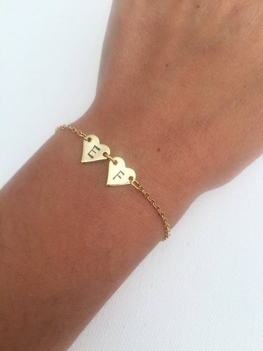 Personalized Name Heart Shape Bracelet