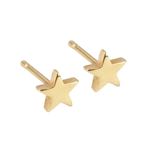 Sterling Star Shape Ladies Earrings
