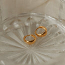 Lucy Hinged Huggie Earrings