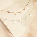 Bestial Name Initial Necklace