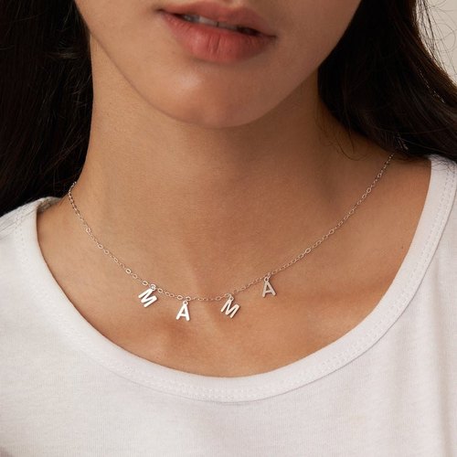 Bestial Name Initial Necklace