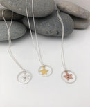 Personalised Sterling Silver Star Necklace