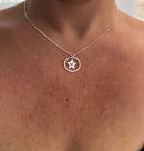 Personalised Sterling Silver Star Necklace