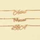 Beastly Gold Custom Name Pendant