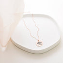 Custom Rainbow Name Pendant Necklace