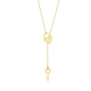 Corporal Heart Key Y Necklace