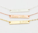 Wedding Wear Name Necklace