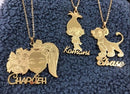 Charming Character Name Necklace