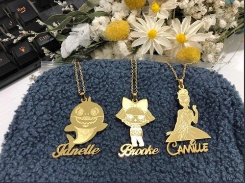 Charming Character Name Necklace