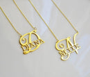 Big Letter Name Necklace