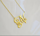 Big Letter Name Necklace