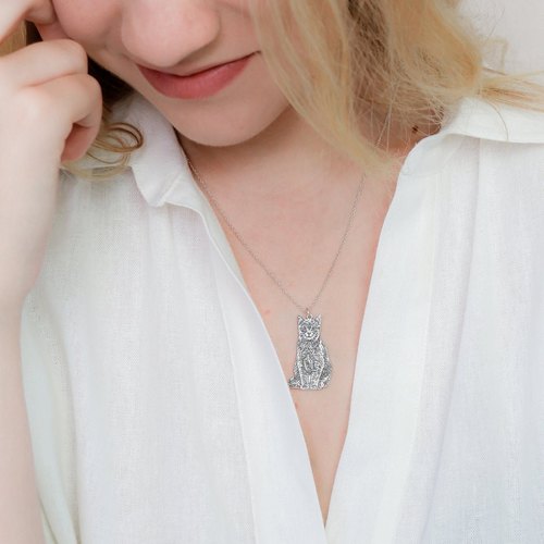 Personalized Lovely Pet Photo Pendant Necklace