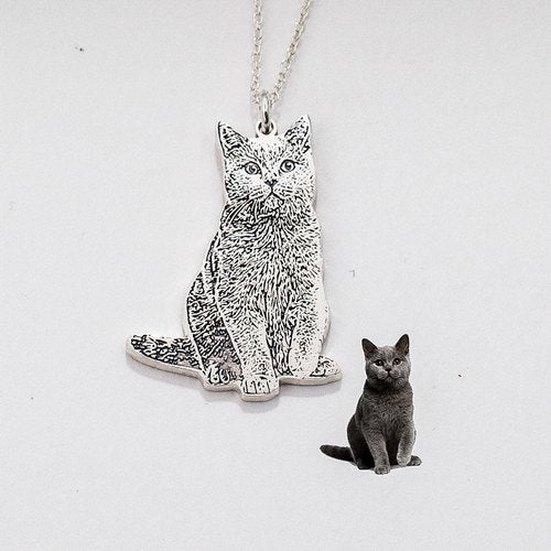 Personalized Lovely Pet Photo Pendant Necklace