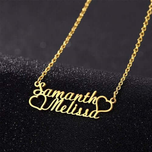 BFF Couple Heart Friendship Necklace
