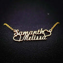 BFF Couple Heart Friendship Necklace