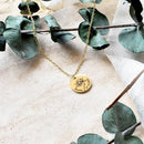 Birth Month & Birth Flower With Custom Personalized Name Necklace