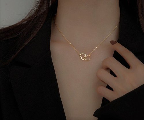 Double Hearts Necklace