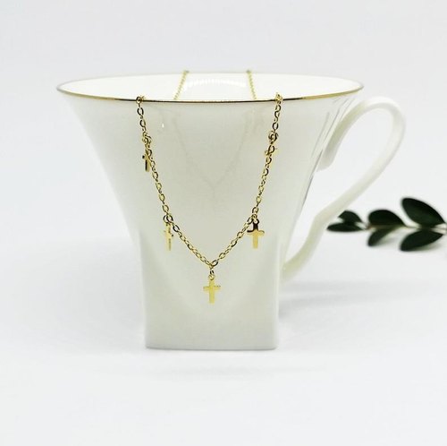 Dainty Mini Cross Necklace
