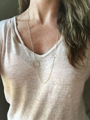 Pontiff Asymmetrical Hexagon Necklace