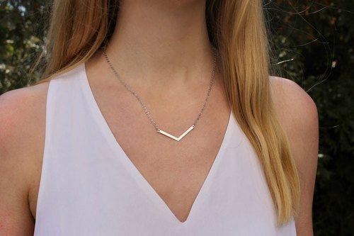 Regalia Little Chevron Necklace