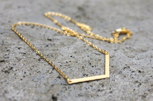 Regalia Little Chevron Necklace