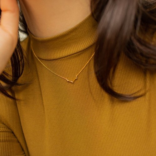 Ideal Dainty Antler Necklace