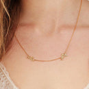 Bling Personalized 2 Name Necklace