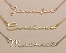 Glamours Multiple Name Necklace