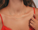 Glamours Multiple Name Necklace