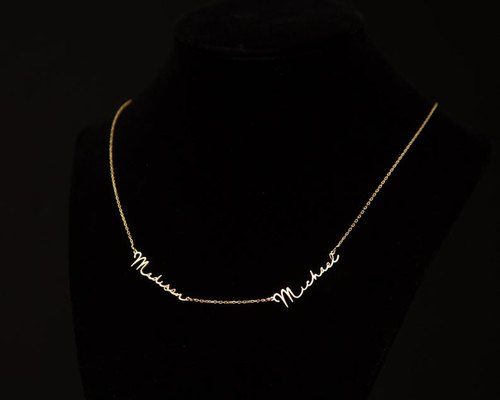 Glamours Multiple Name Necklace