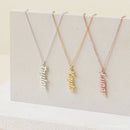 Cenotaph Name Pendant Necklace