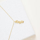 Cenotaph Name Pendant Necklace