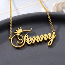 Memento Custom Crown Name pendant