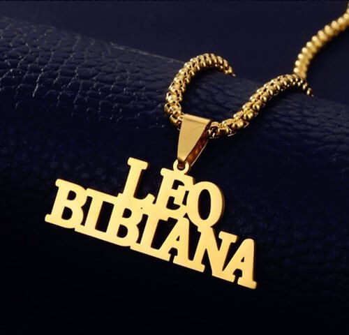Stiff Personalized Name Necklaces